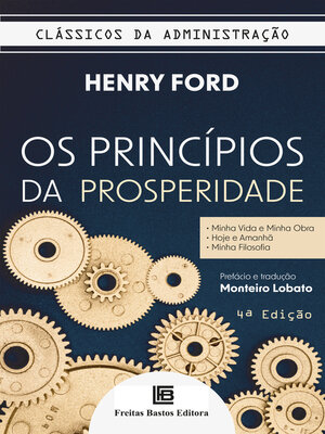 cover image of Os Princípios da Prosperidade--4ª Edição